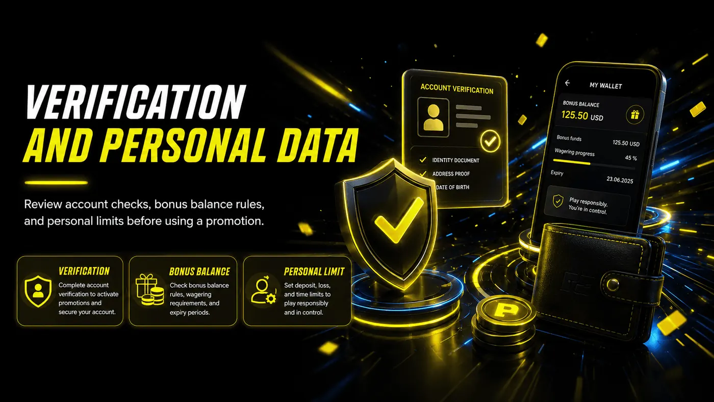 Verification and bonus control Parimatch Uzbekistan